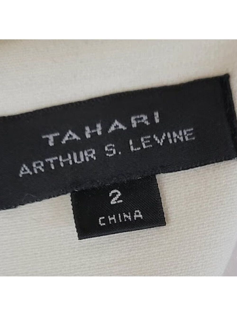 Tahari Sheath Dress Sleeveless Embellished Ivory White V-Neck Women's Size 2 - Picture 10 of 14